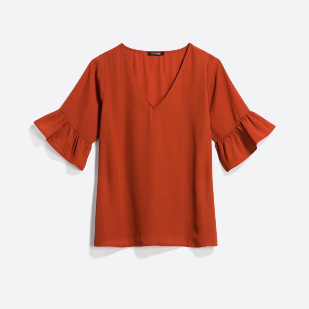 Newton Fluttered Sleeve Blouse